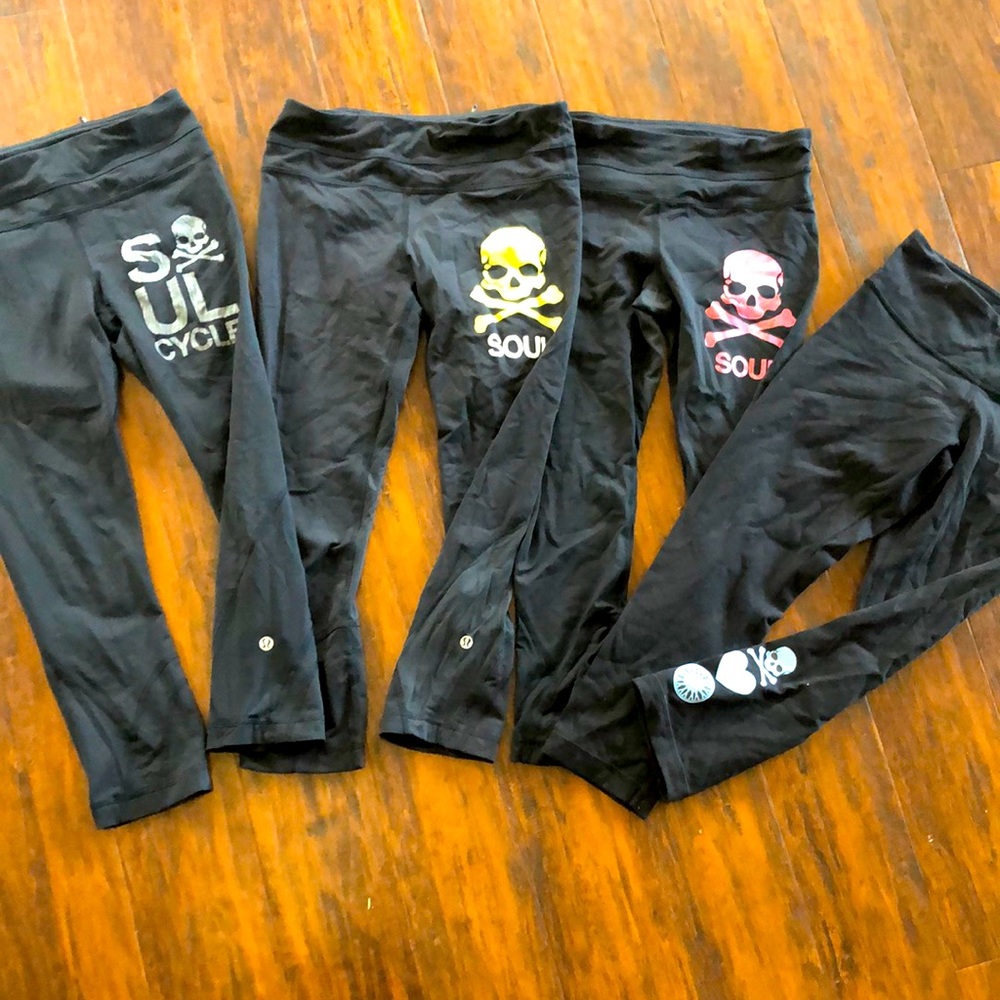 Set of 4 Lulu Lemon Capris